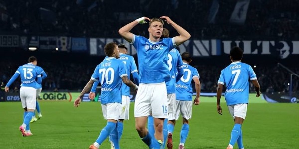 霍伊伦德双响破荒！那不勒斯2-1力克尤文图斯